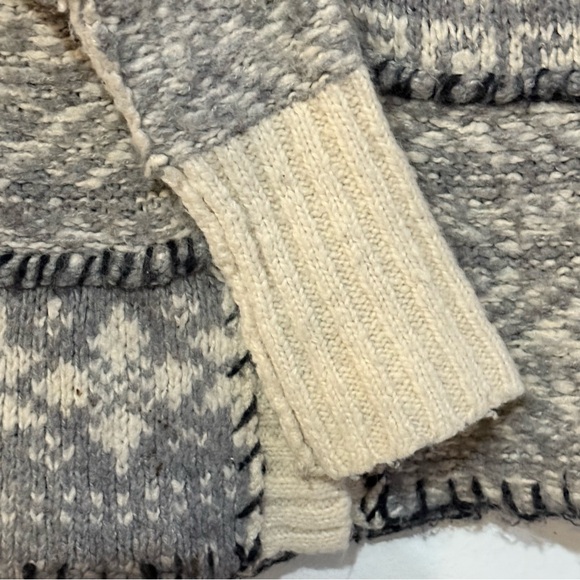 Free People Gray and Cream Cardigan - Picture 5 of 10